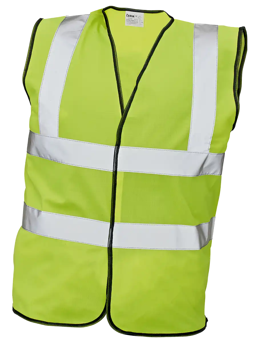 OS Cerva Lynx Plus Hi-Vis Sikkerhedsvest (Hi Vis Gul, XL)