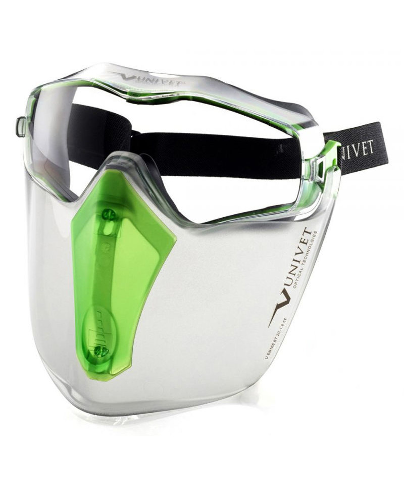 Univet 6x3 Sikkerhedsbrille M/ Visir