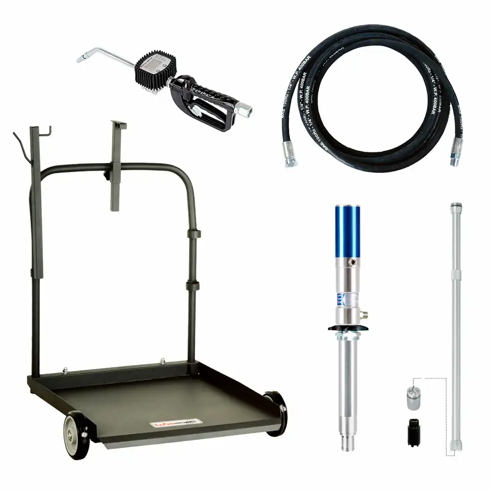 Flowconcept Komplet Oliesæt Med Olievogn Og 3:1 Pumpe