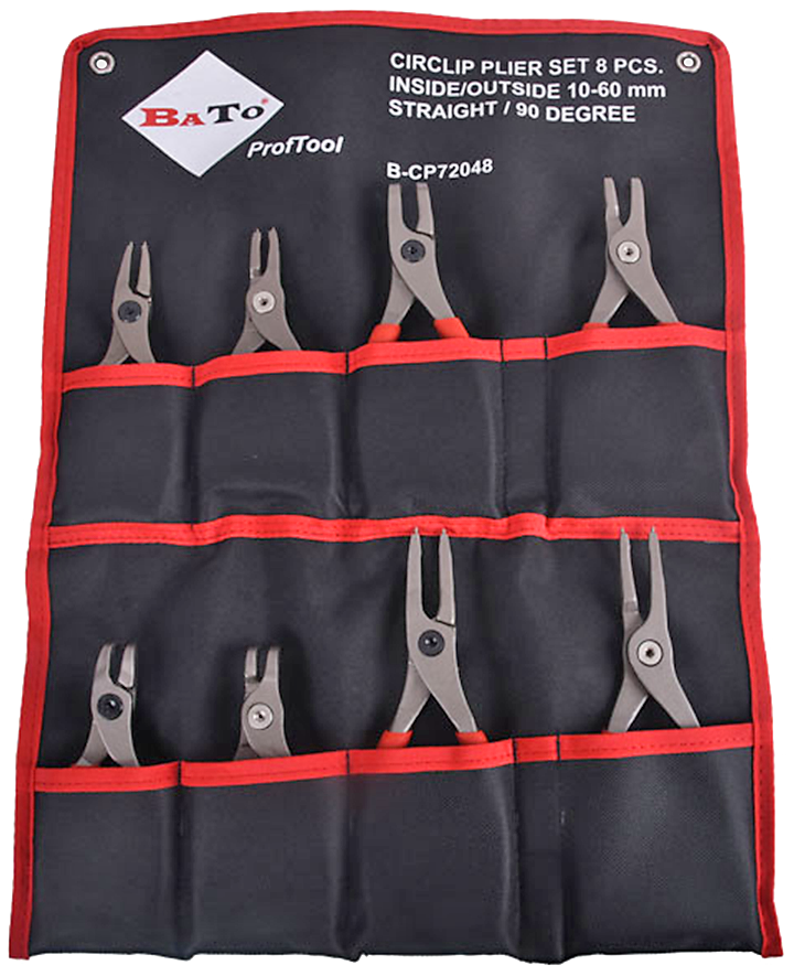 Låseringstangsæt 10-60mm indv./udv., 8 stk