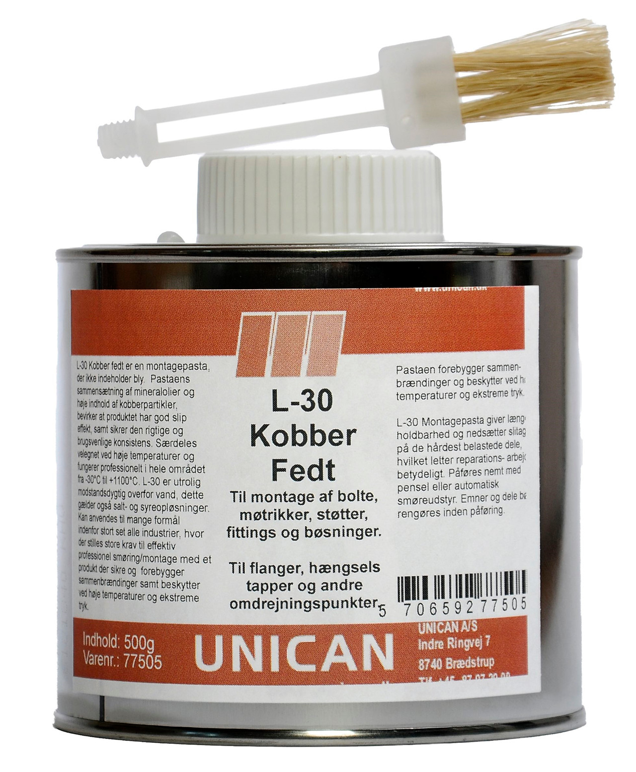 UNICAN Kobberfedt L-30 - 500 G