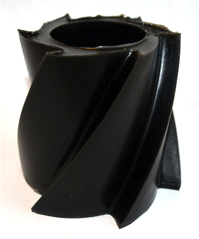 Valse 100 mm sort 6 tands