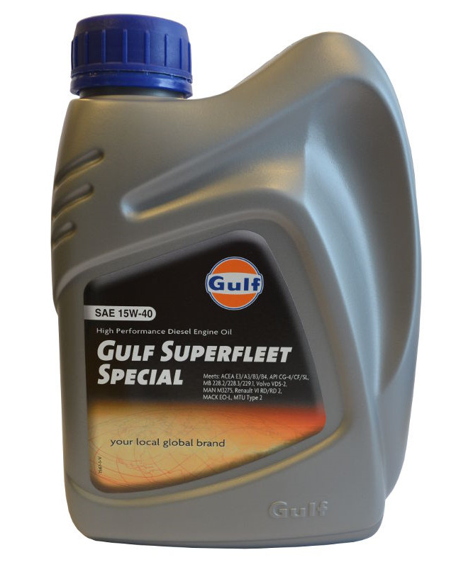 Gulf Superfleet Special 15W/40 dieselmotorolie 1L