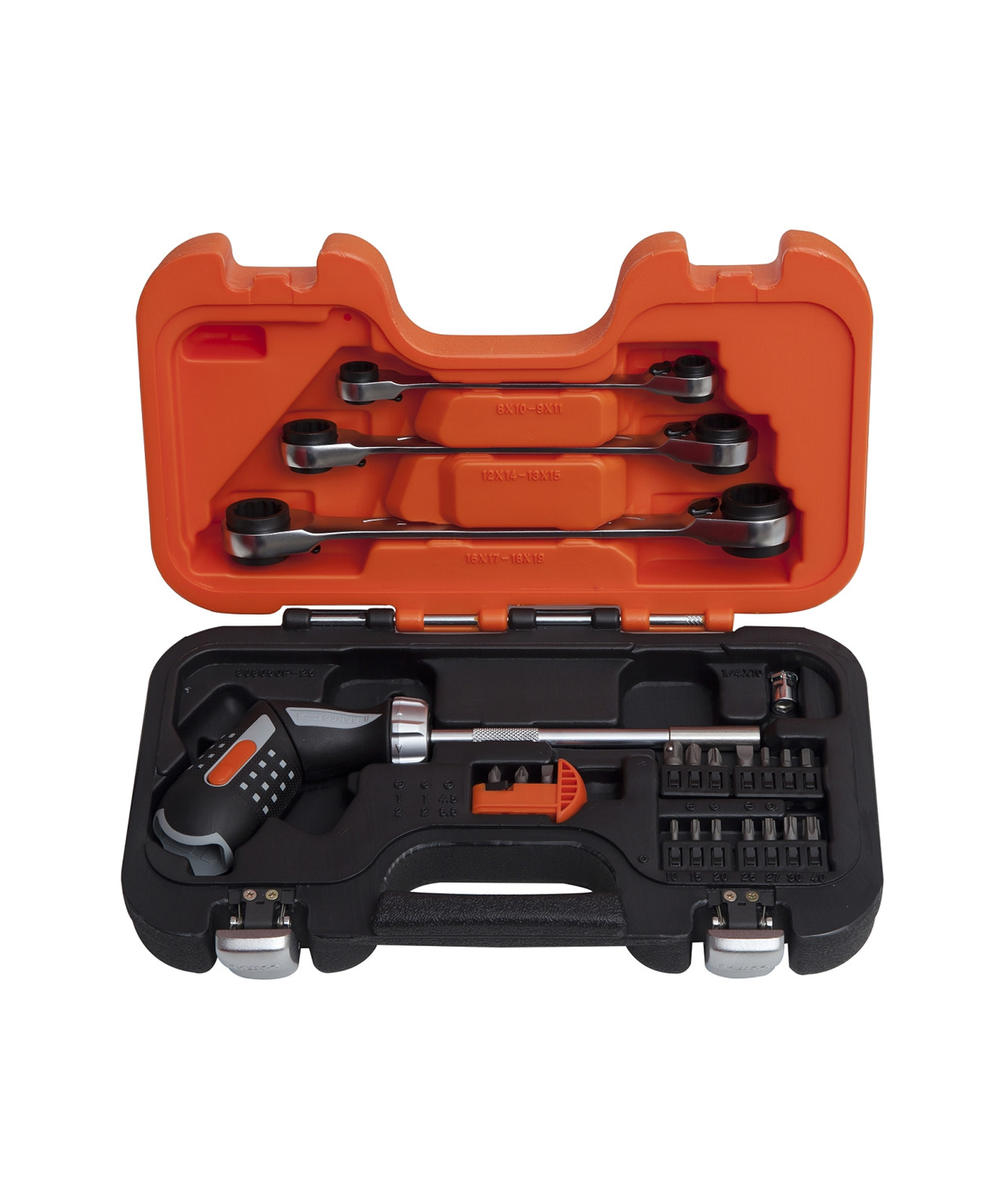 Bahco skraldeskruetrækkersæt m/ ringskraldenøgler billede