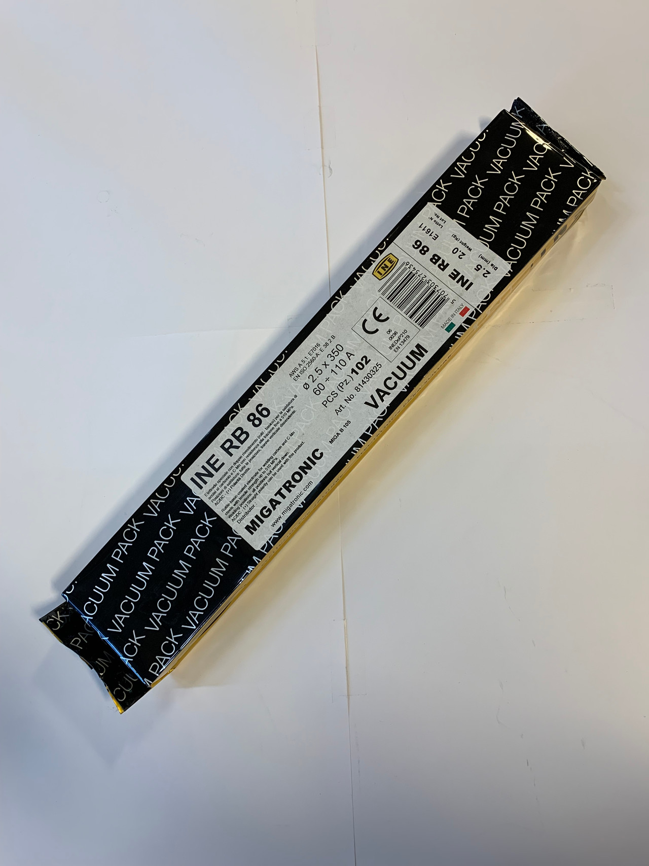Migatronic Rb86 2 5x350 Mm Svejseelektroder 2 Kg