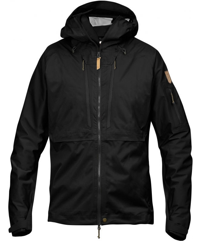 Billede af Fjällräven Keb Eco-Shell jakke (Black, XL) hos Specialbutikken
