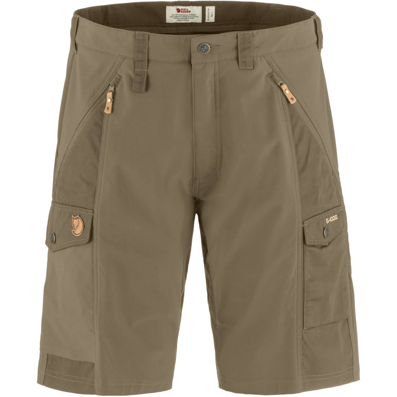 Fjällräven Abisko Shorts M (Light Olive, 58)