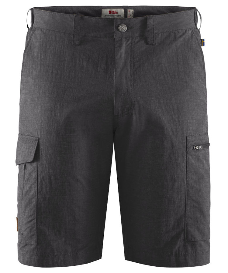 Se Fjällräven Travellers MT Shorts Men-dark grey-46 - Shorts hos Specialbutikken