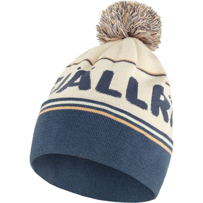 Fjällräven Pom hat (Chalk White-Indigo B, ONE SIZE)