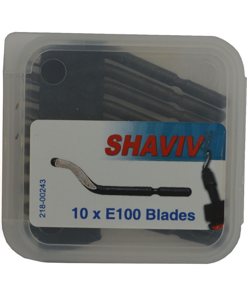 Shaviv E100 afgraterklinger - 10 stk. billede