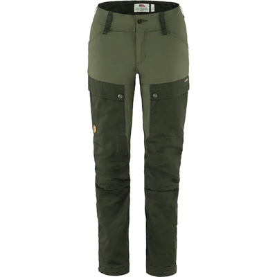 Billede af Fjällräven Keb Bukser W Regular - Ny Model (Deep Forest/L.Green, 34)