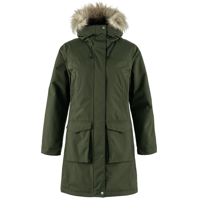 Fjällräven Nuuk Lite Parka W (Deep Forest, XL) billede