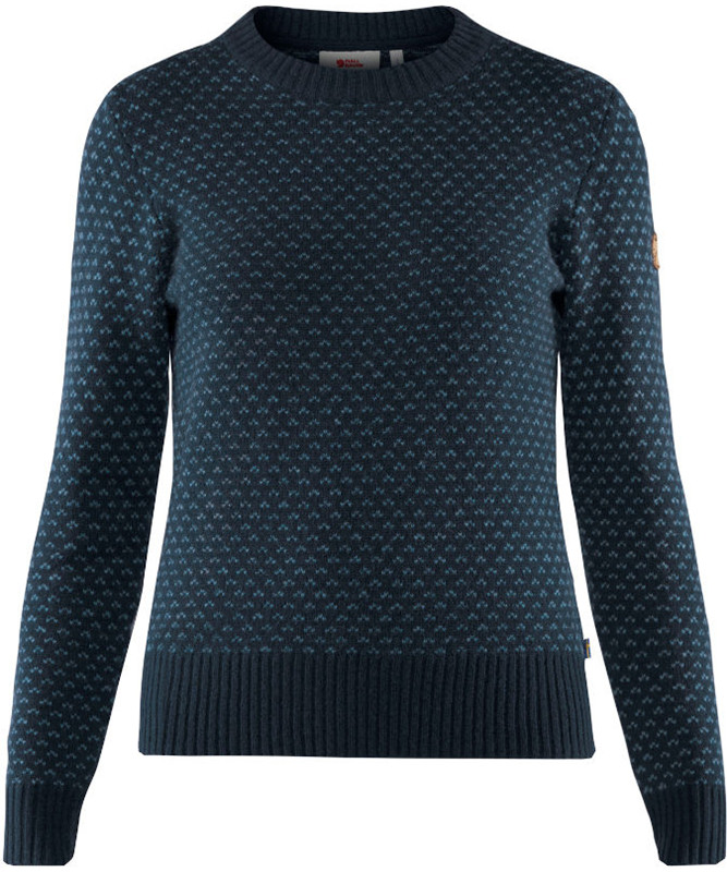 Fjällräven Övik Nordic sweater W. (Dark Navy, L)