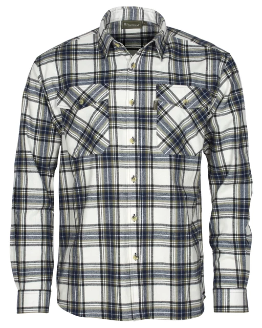 Pinewood Härjedalen Skjorte (Offwhite/Black, XL)