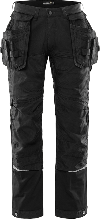 Kansas/Fristads Håndværkerbukser Stretch 2830 GSTT (Sort, 46) billede