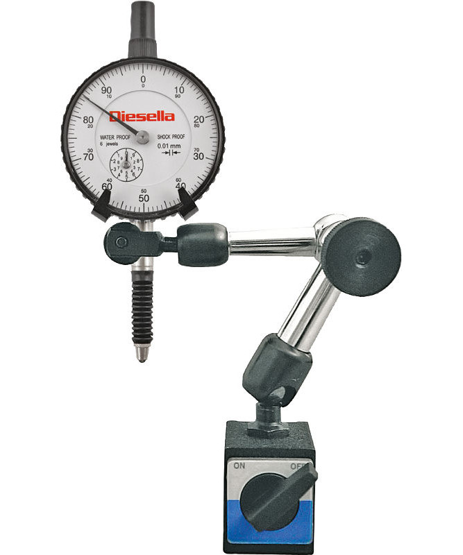 Mini magnetstander m. måleur 10384210 + 10330610