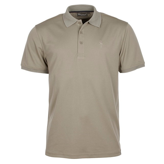Pinewood Ramsey Coolmax Piqué polotrøje (Mid Khaki, 2XL)
