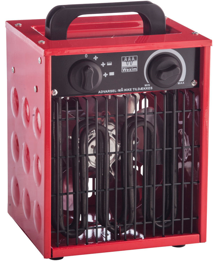 Wexim varmeblæser 2kW/230V