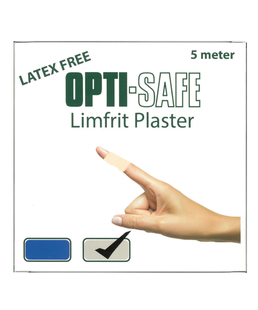 Se Opti-Safe limfrit plaster 6 x 500 cm hos Specialbutikken