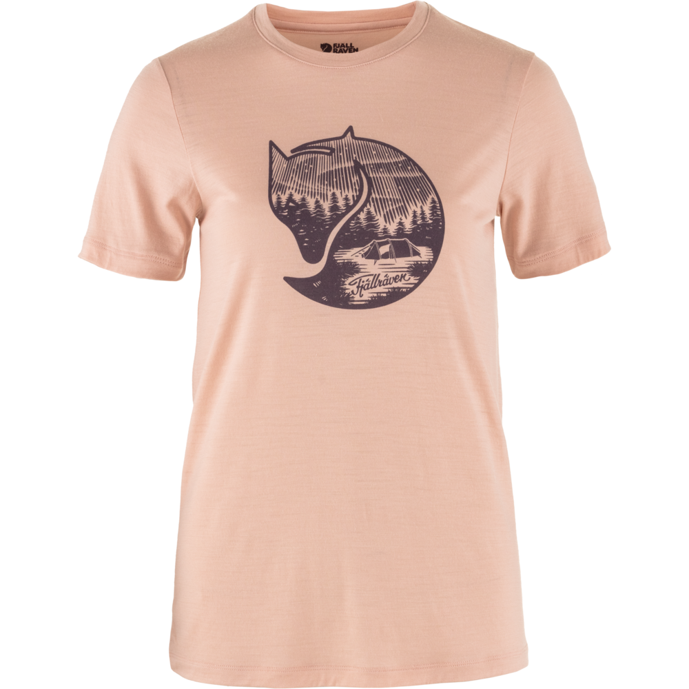 Fjällräven Womens Abisko Wool Fox S/S (Lyserød (CHALK ROSE-PORT/302-357) Large)