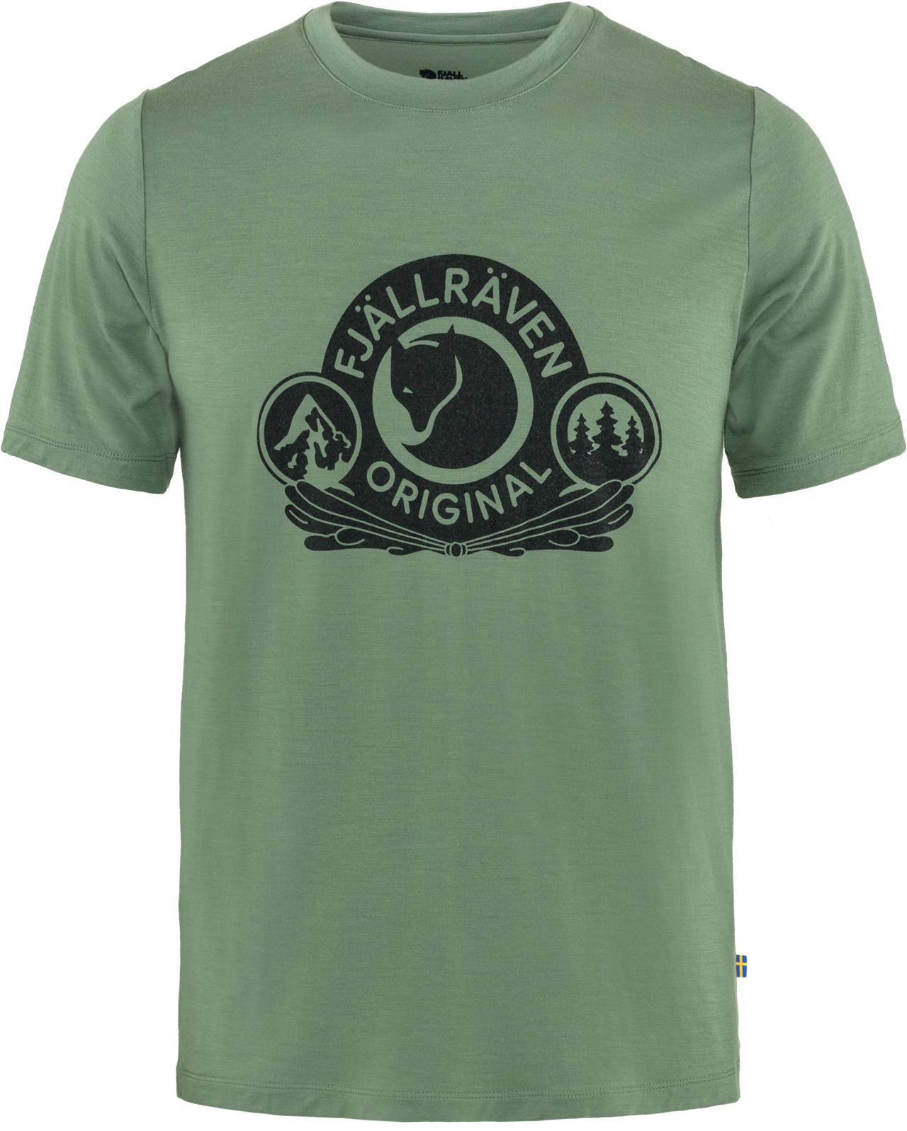 Fjallraven Abisko Wool Classic Ss T-shirt M Patina Green M