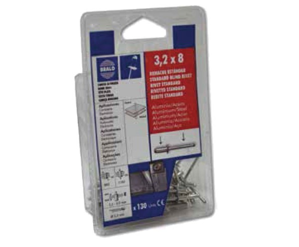 BaTo blindnitte alu/stål 4,0 X 12