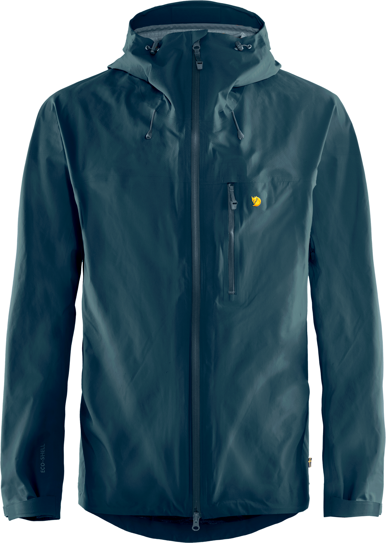Billede af Fjällräven Bergtagen Lite Eco-Shell jakke (Mountain Blue, XL) hos Specialbutikken