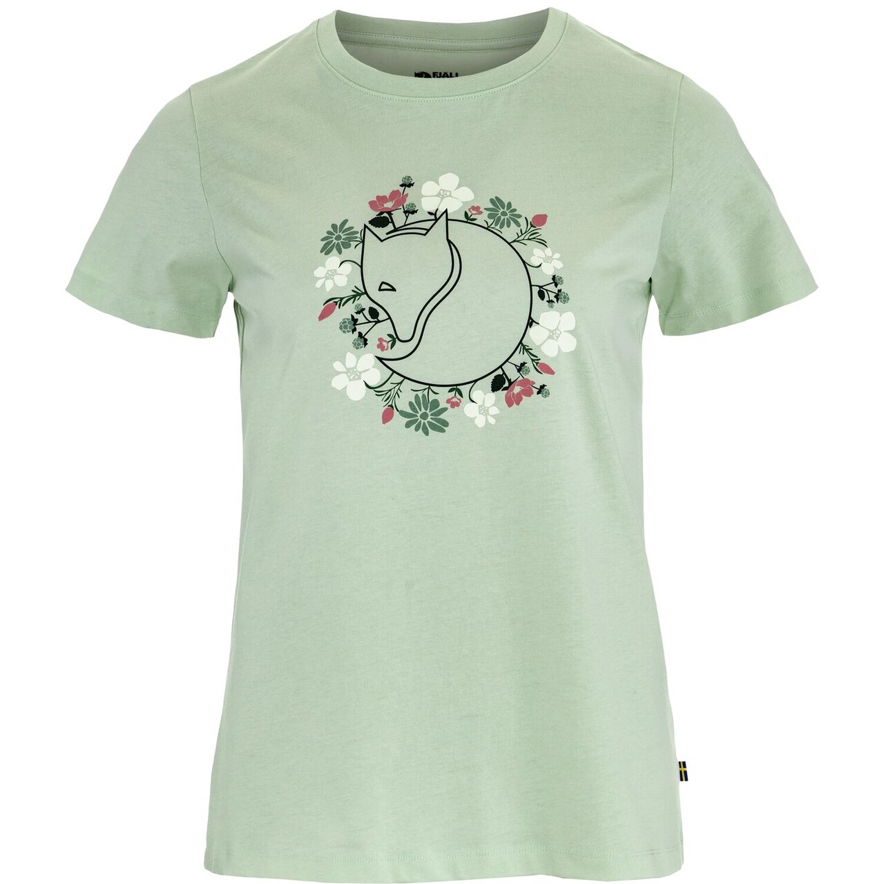 Fjällräven Fjällblomster Fox T-shirt W (Soft Jade, L) billede