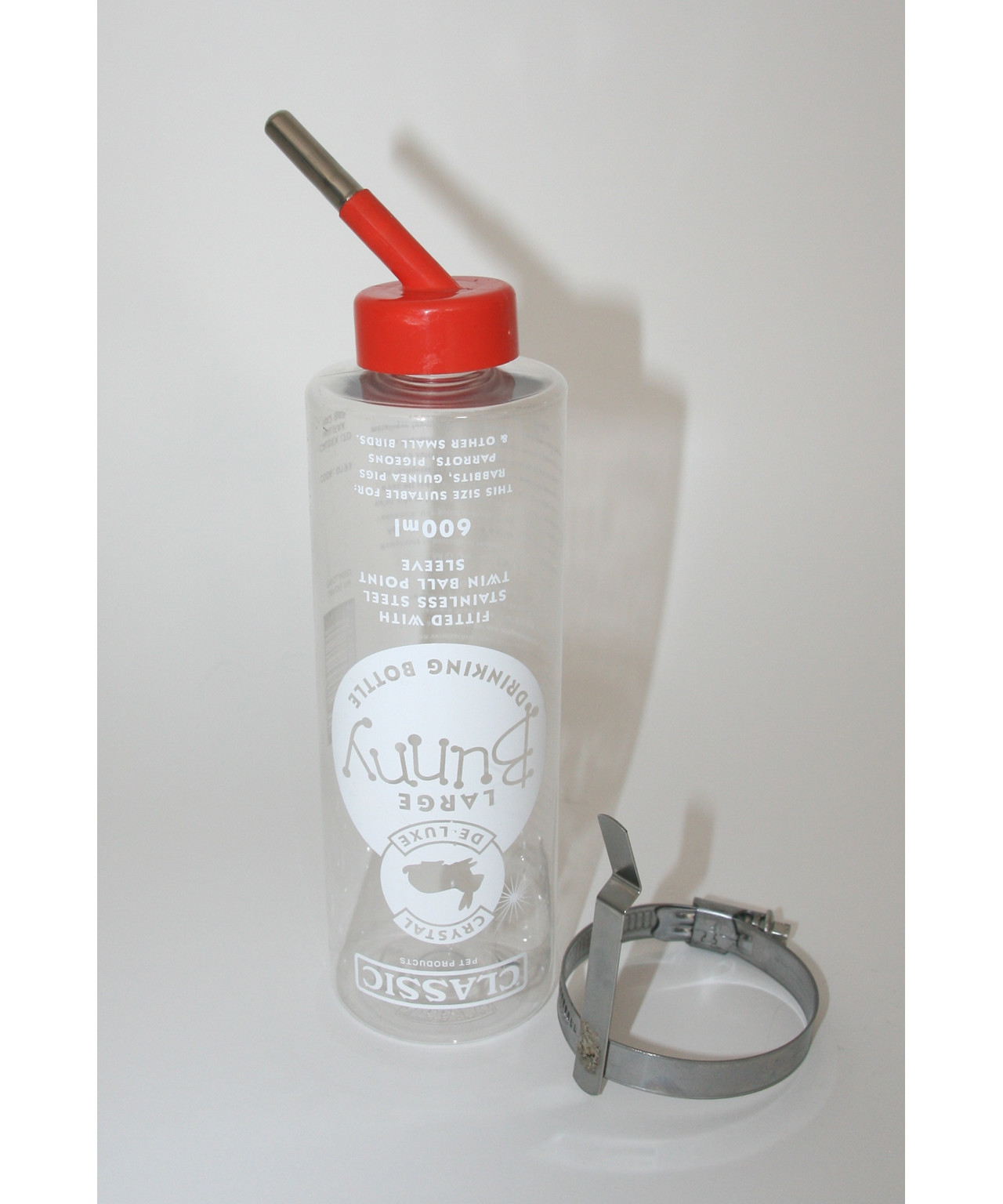 Drikkeflaske 600 ml med rustfri holder