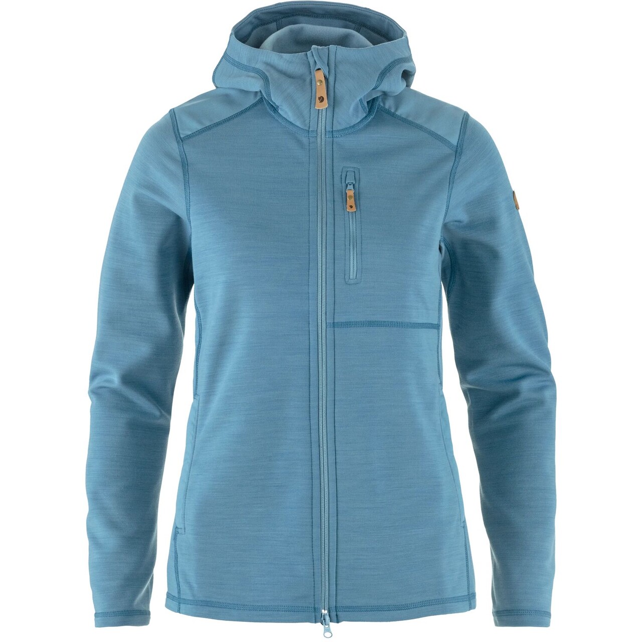 Fjällräven Keb Fleece Hoodie W - Ny model (Dawn Blue, M)