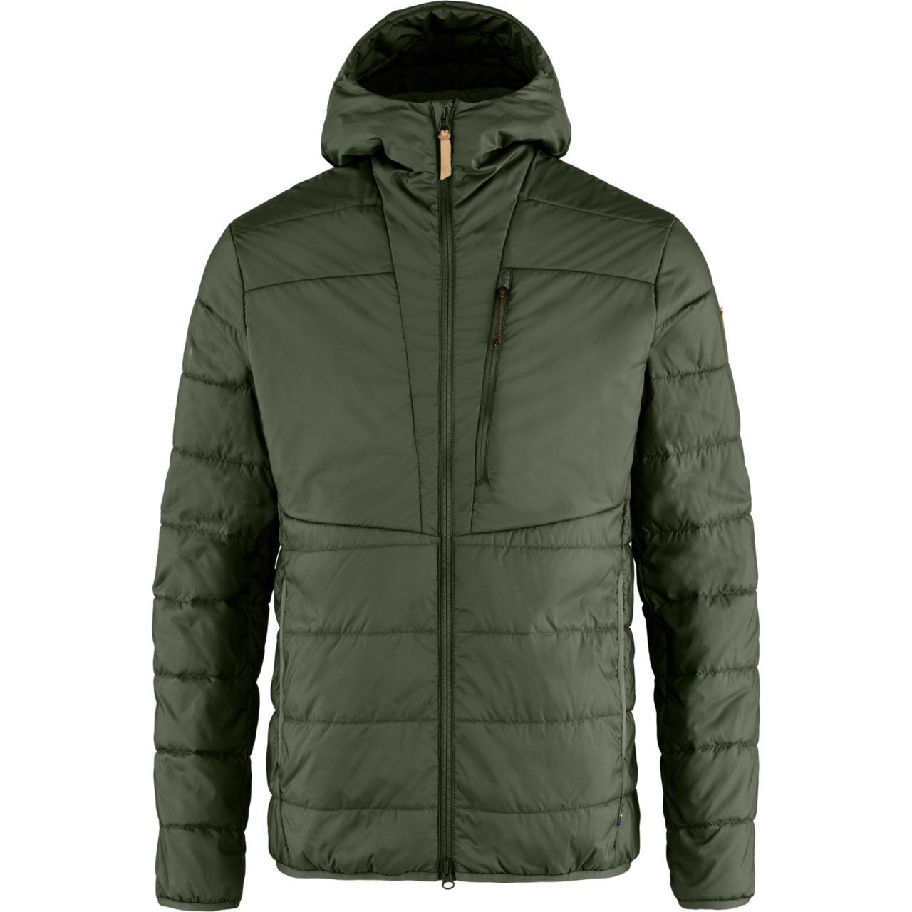 Fjällräven Keb Padded Hoodie (Deep Forest, M)