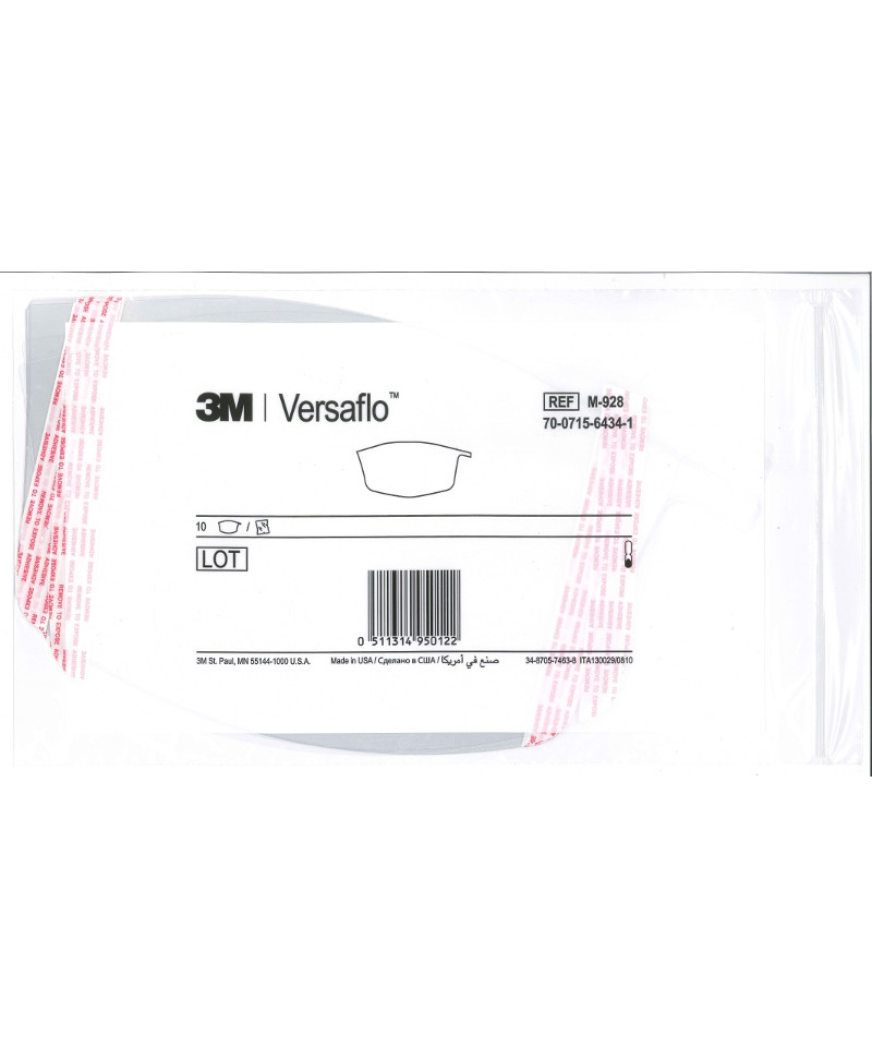 3M Versaflo visirbeskyttelse 10 stk.