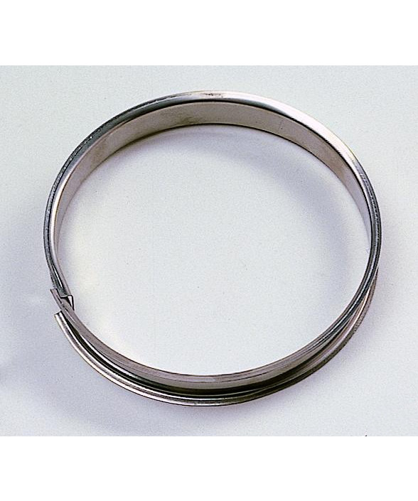 Foring rustfri 14 mm bred