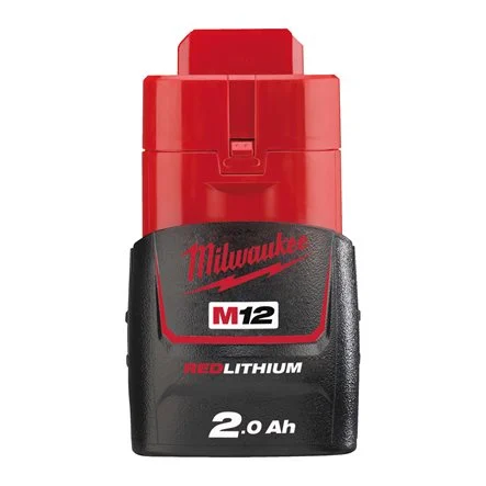 Milwaukee M12 Red Lithium batteri, 12V/2,0 Ah