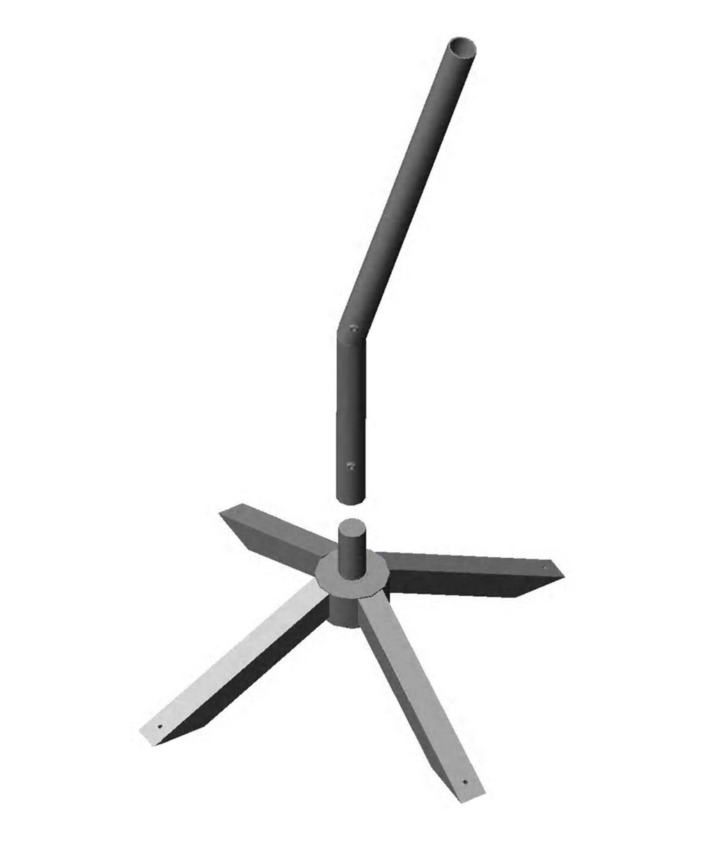 Drejefod til fugleskræmmer