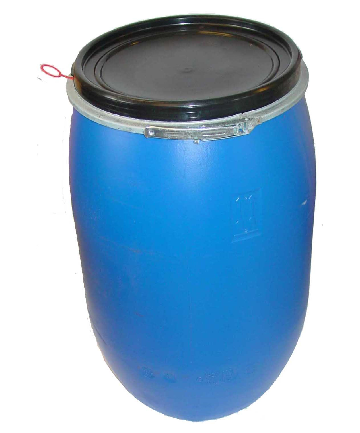 Fodertønde med låg 220 liter