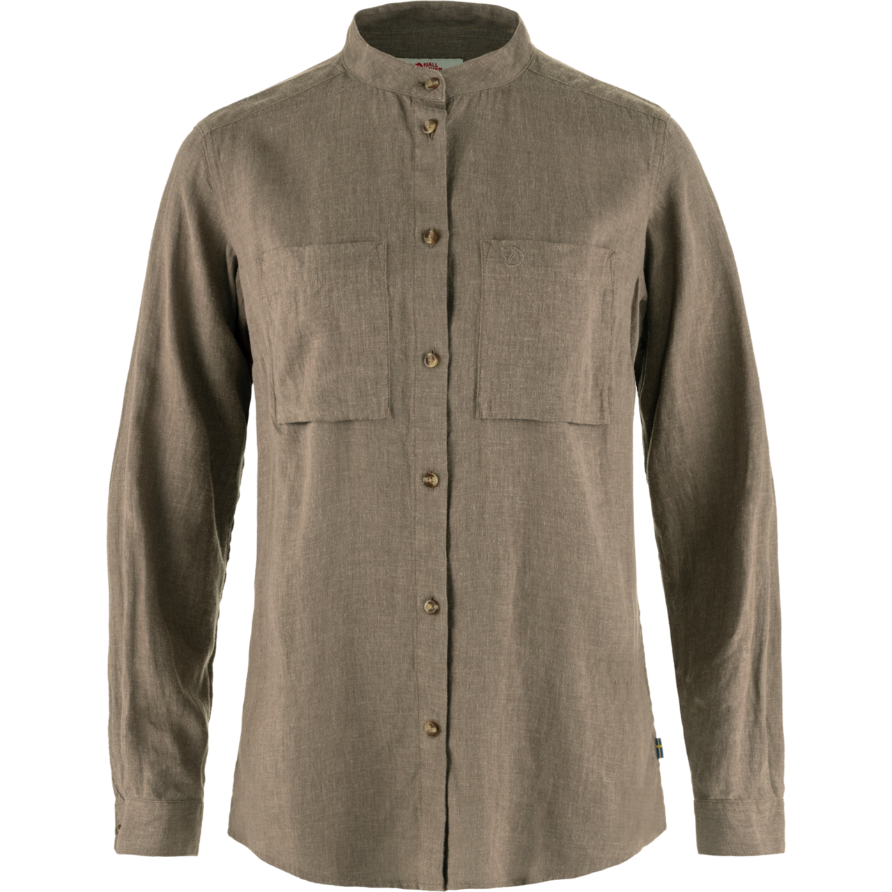 Fjällräven Womens Övik Hemp Shirt L/S (Brun (SUEDE BROWN/244) Large)