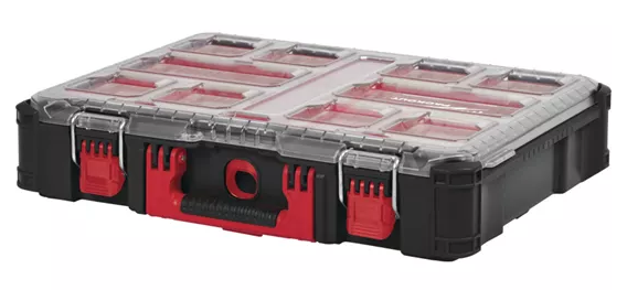 Milwaukee packout tilbehørskasse med 10 rum billede