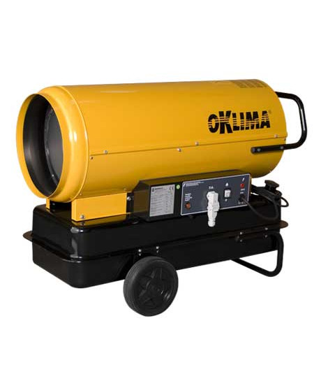 Oklima SD240 varmekanon - direkte fyret uden skorsten