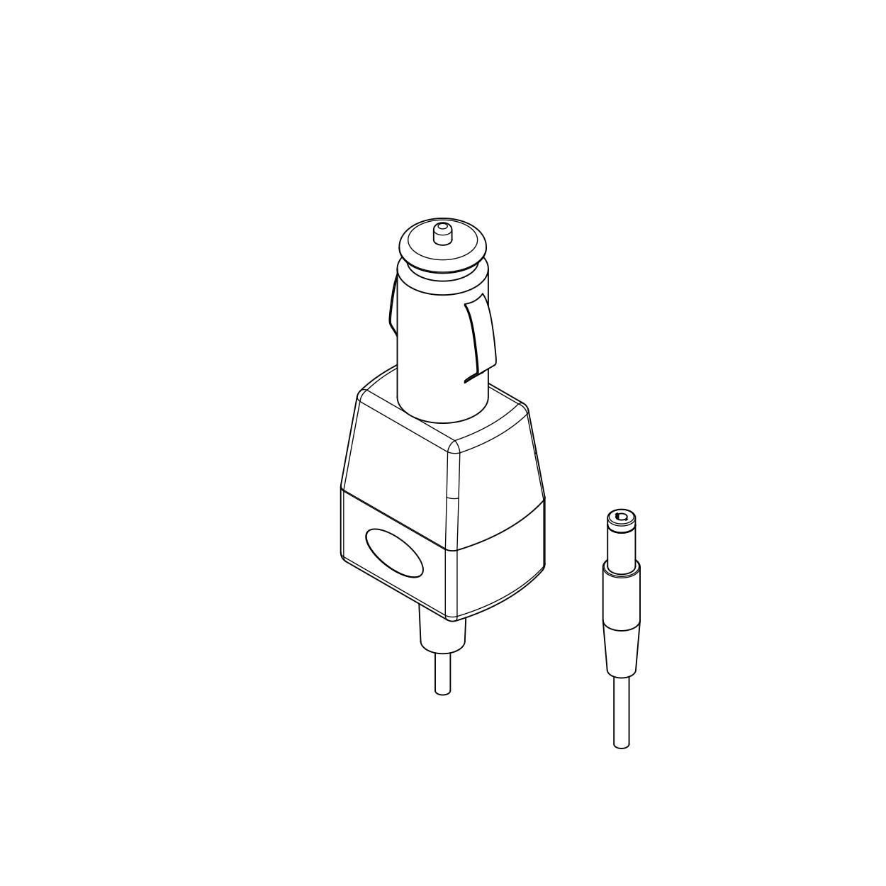 12/24V Biloplader T/Dynello Rewinder ll
