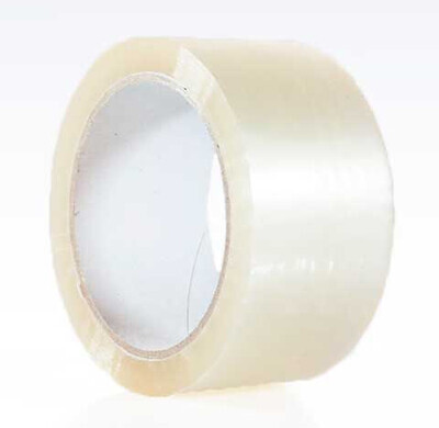 Pakketape - transparent 50 mm x 66 m