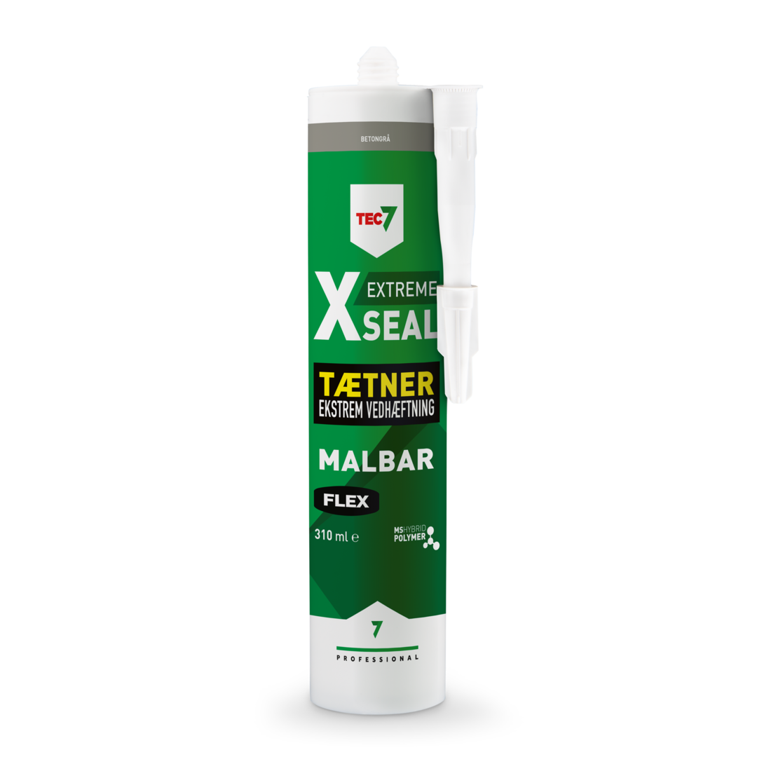 Tec7 X-Seal flex fugemasse 310 ml patron betongrå - 1600829