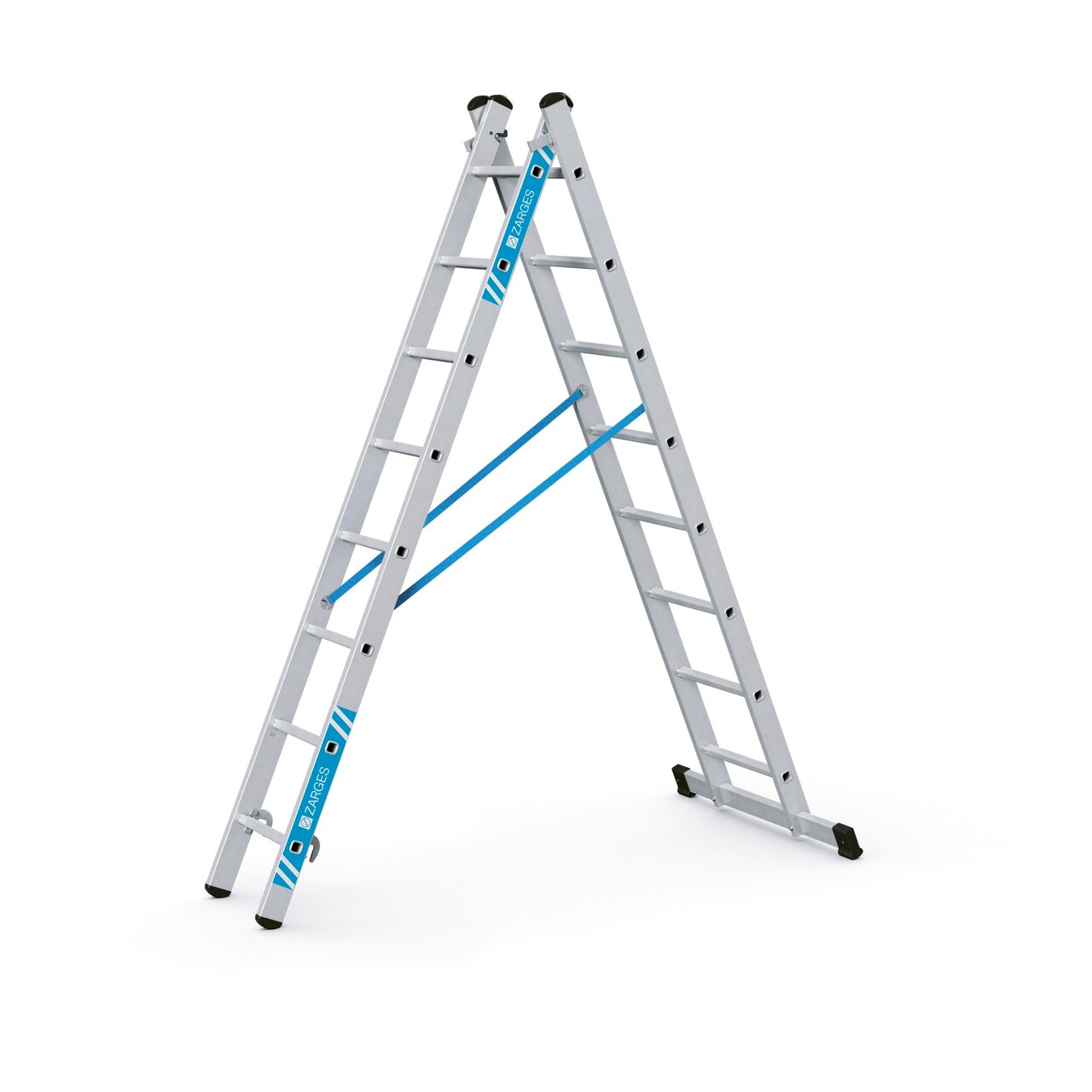 Zarges Kombistige Combimaster m/ 2 x 8 Trin