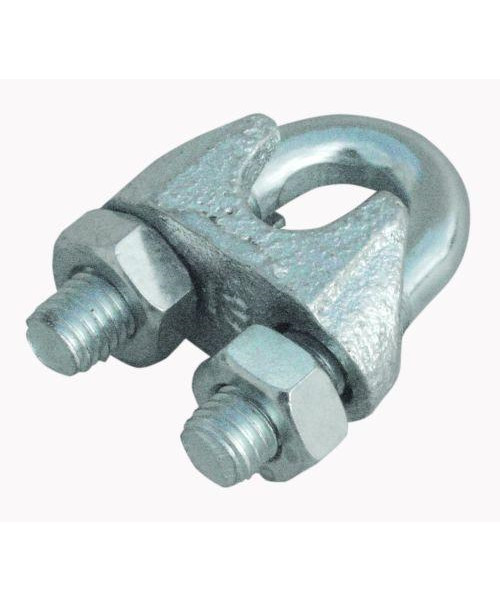 Galvaniseret wirelås 10 mm - 2 stk.
