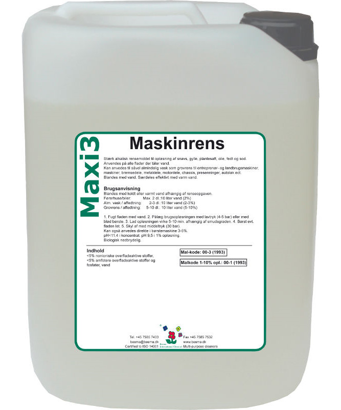 Billede af Maxi3 maskinrens 20 liter