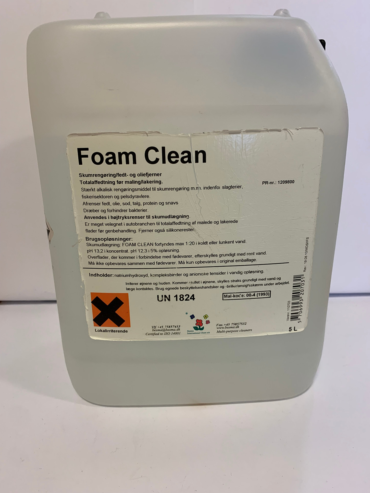 Se Besma Foam Clean 5L hos Specialbutikken