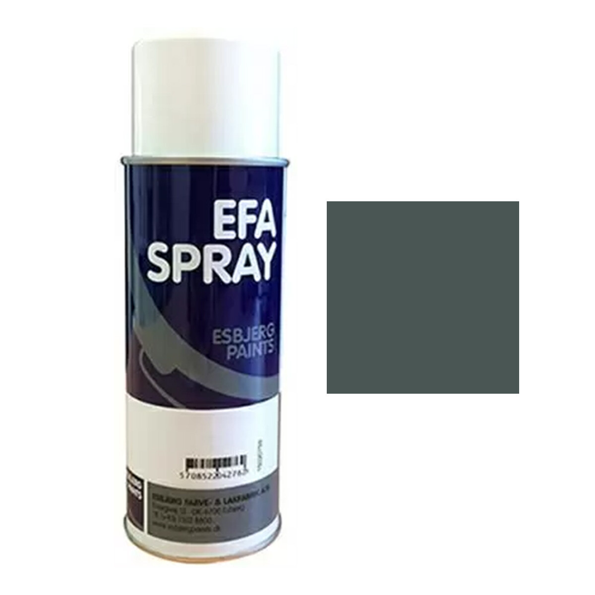 Se Esbjerg Paints Spray maling basaltgrå ral 7012 400ml hos Specialbutikken