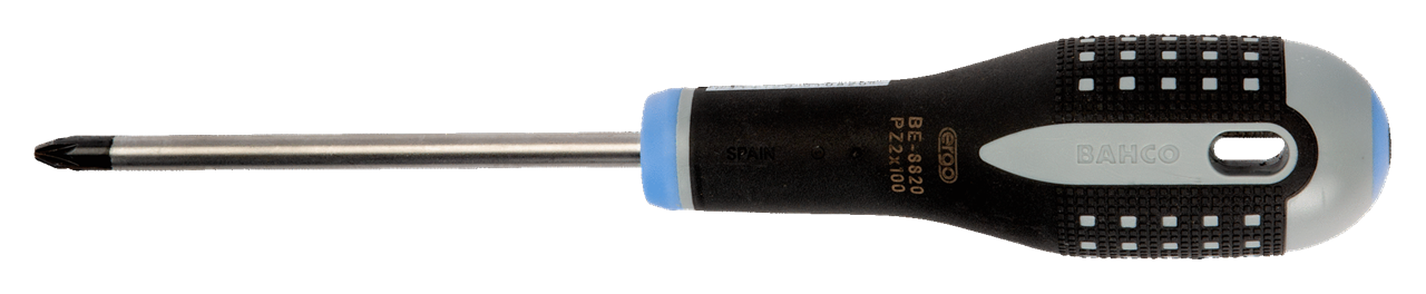 Bahco ERGO Pozidriv PZ 2 skruetrækker lang billede
