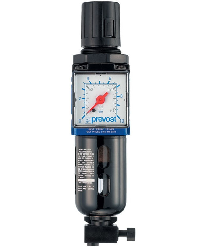 Flowconcept Prevost 1/2 " Filterregulator M/manometer