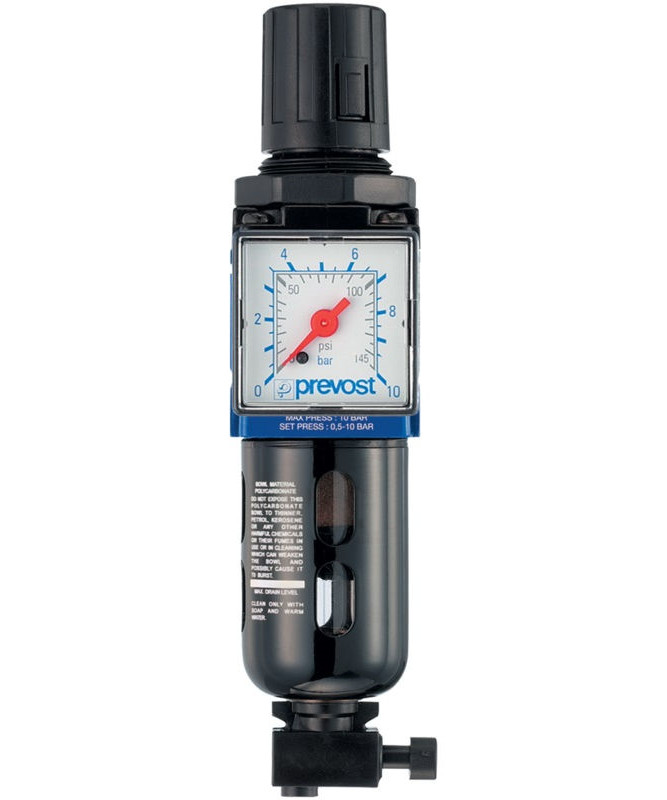 Flowconcept Prevost 1/4" filterregulator m/manometer